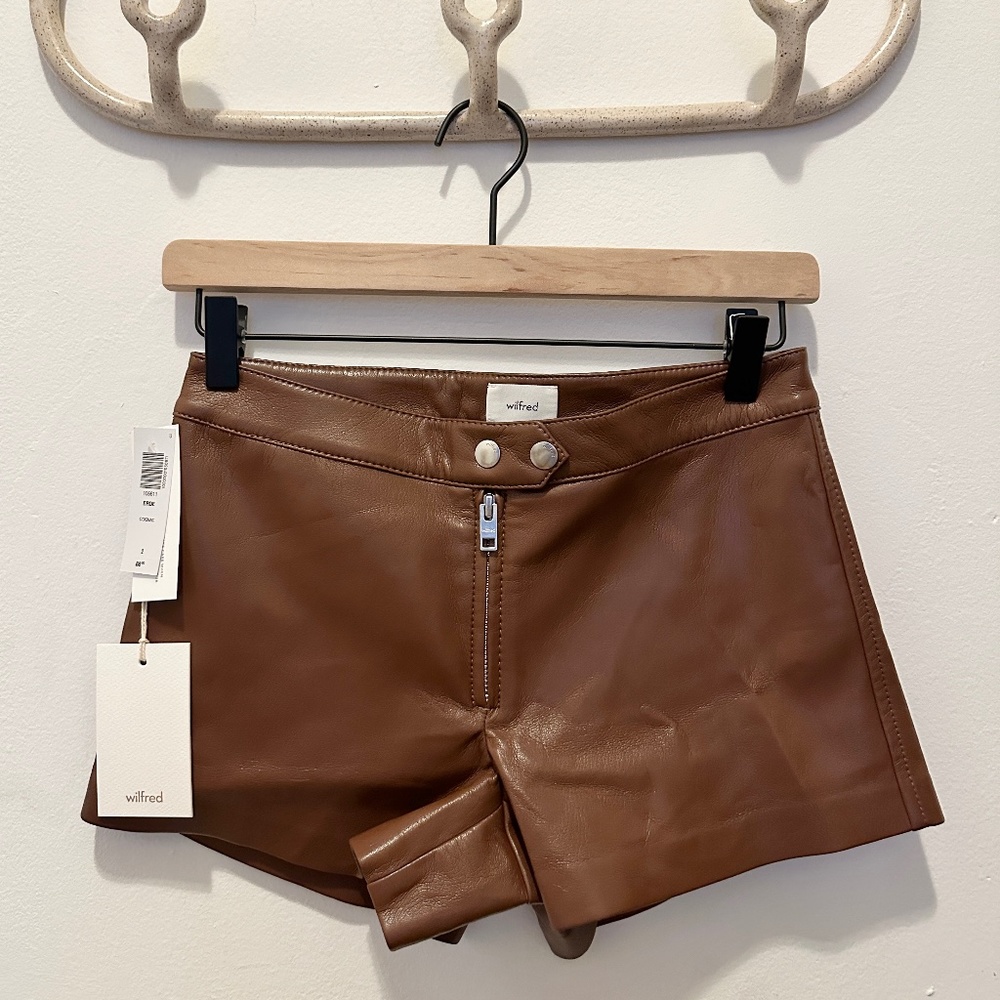 Aritzia Wilfred ERDE Short - Cognac, Size 2
